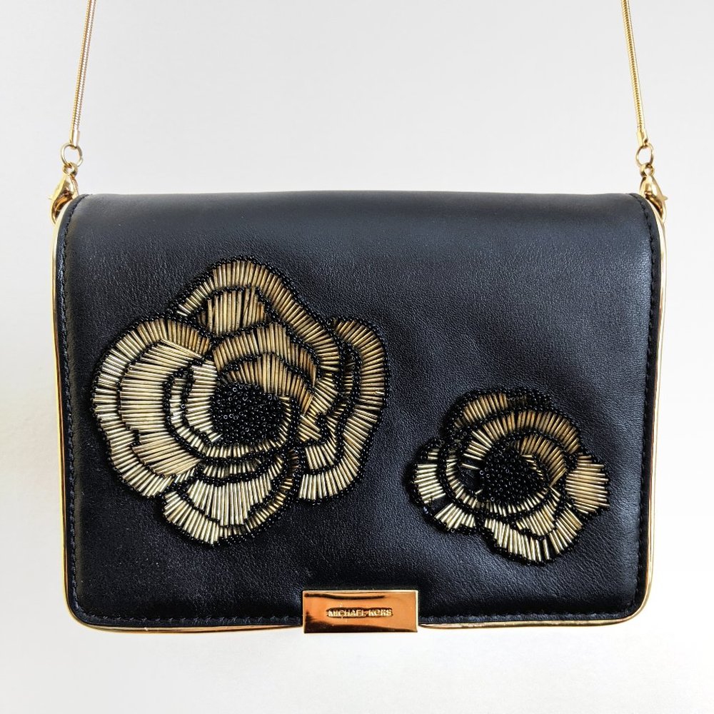 Michael Kors beaded clutch